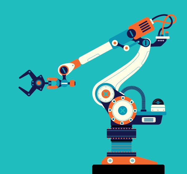 Industrial robotic arm — mechatronics